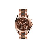 Michael Kors Women’s Quartz Chronograph Stainless Steel Brown Dial 36mm Watch (MK5944)
